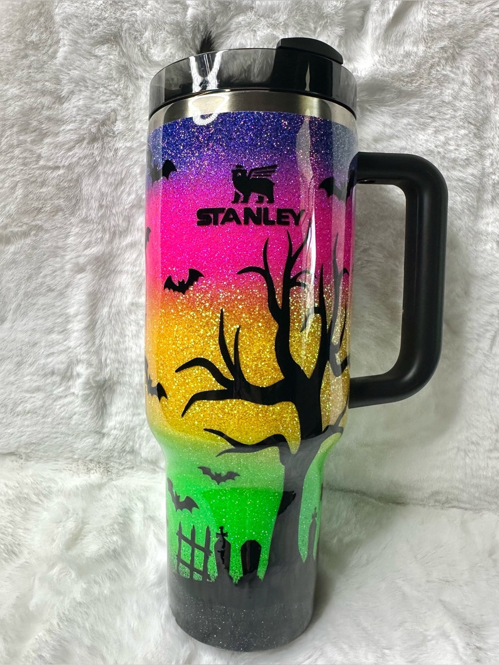 Custom Stanley Halloween Themed Tumblet
